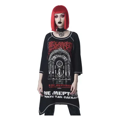 Unisex t-shirt (tunic) KILLSTAR - Beloved Longline - Black