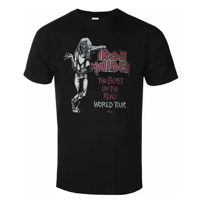 men's t-shirt Iron Maiden - Beast On The Road World Tour '82 - Black - ROCK OFF