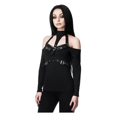 t-shirt women's - Seige Halter - KILLSTAR