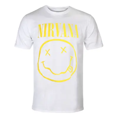 Men's t-shirt Nirvana - Yellow Happy Face - ROCK OFF