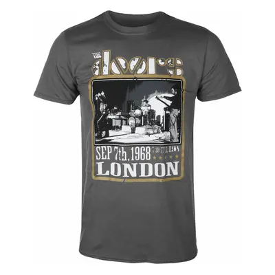 men's t-shirt Doors - Roundhouse London - CHARCOAL - ROCK OFF