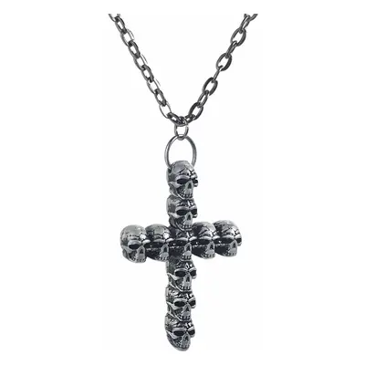 Pendant necklace PUNK CROSS SKULL PENDANT