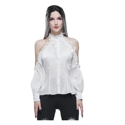 women's blouse DEVIL FASHION - Well-fitting Strapless Gothic