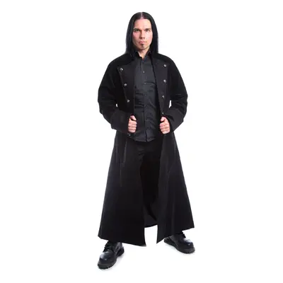 Men's coat POIZEN INDUSTRIES - MONARCH X - BLACK VELVET