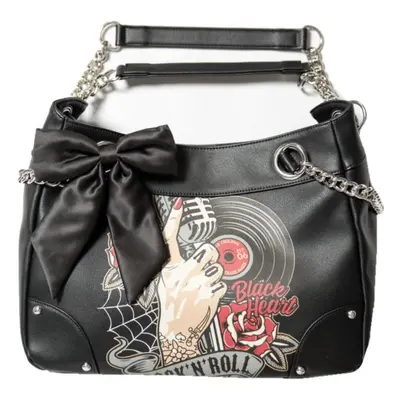 Handbag BLACK HEART - ROCK N ROLL