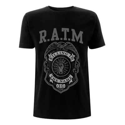 t-shirt metal men's Rage against the machine - Grey Police - NNM