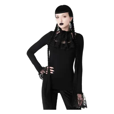 Women's shirt with a long sleeve (top) KILLSTAR - Fiona Ruffle