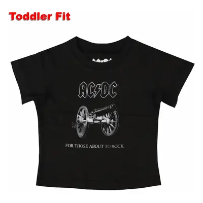 children's t-shirt AC/DC - About To Rock - BLACK - ROCK OFF