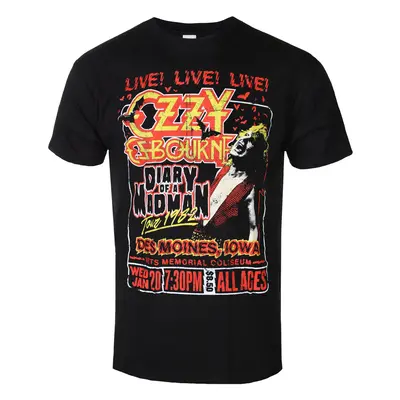 t-shirt metal men's Ozzy Osbourne - Diary Of A Madman Tour - ROCK OFF