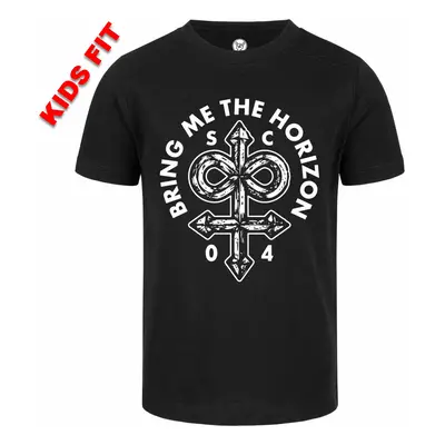 children's t-shirt Bring Me The Horizon - (Infinite Unholy) - black - white - METAL-KIDS