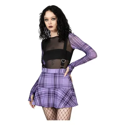 women's skirt KILLSTAR - School Dayz - Purple Tartan