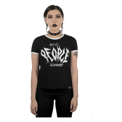 Women's t-shirt KILLSTAR - Anti People Ringer Top