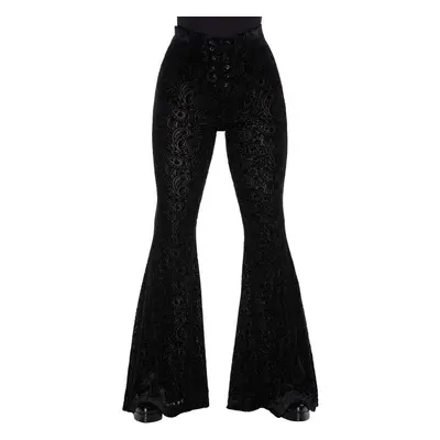 women's trousers KILLSTAR - She's Electric Velvet Flares