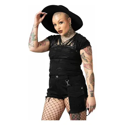 women's t-shirt (top) KILLSTAR - Malicia Lace-Up Top