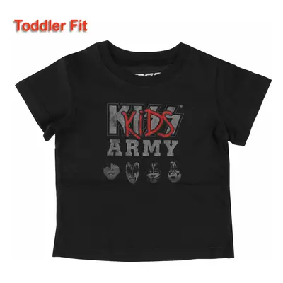 Children's t-shirt Kiss - Kids Army - ROCK OFF