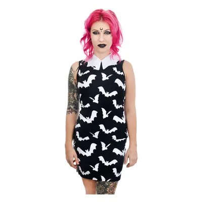 women's dress TOO FAST - WEDNESDAY ADDAMS - BATTY FLYING