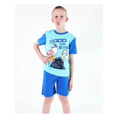 boys' pajamas TV MANIA - Angry Birds / Star Wars - Turquise