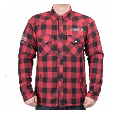 Motoshirt BLACK HEART - REGINALD T W-TEC - RED