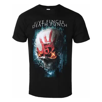 men's t-shirt Five Finger Death Punch - Interface Skull BL - ROCK OFF