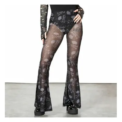 women's trousers KILLSTAR - Sideshow Flares - Black