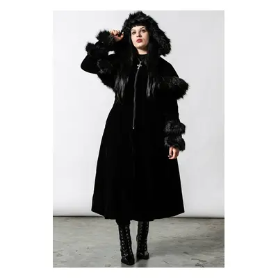 women's coat KILLSTAR - Ravens Caped - Black