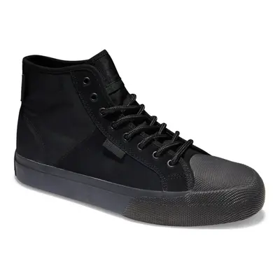 men's shoes DC - MANUAL HI WNT SHOE 3BK - Black Group - Oxford