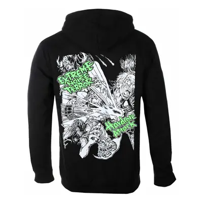 men's hoodie EXTREME NOISE TERROR - HARDCORE ATTACK - BLACK - PLASTIC HEAD