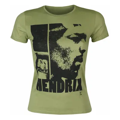 Women's t-shirt Jimi Hendrix - Let Me Live Scoop - KHAKI - ROCK OFF