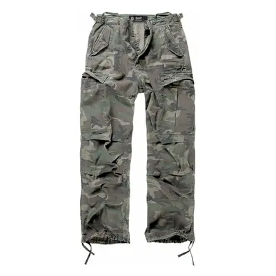 men's trousers BRANDIT - M65 Vintage Trouser Woodland