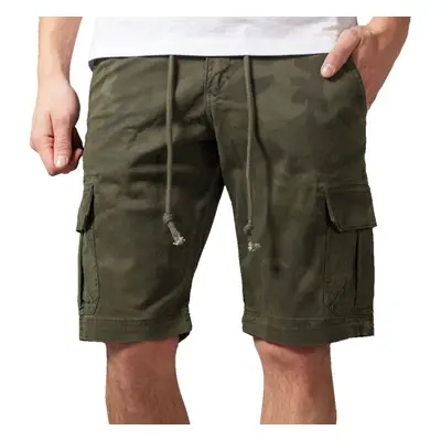 Men's shorts URBAN CLASSICS - Camo Cargo - olive camo