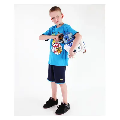 boy's set ( t-shirt, shorts) TV MANIA - Angry Birds / Star Wars - Blue