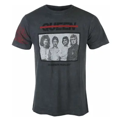 men's t-shirt Queen - Bo Rhap Photo - Black - ROCK OFF