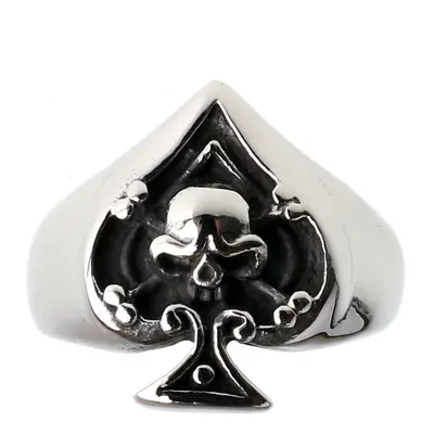 ring ETNOX - Ace of Spades - Skull