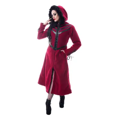 Women's coat CHEMICAL BLACK - FINAL - RED