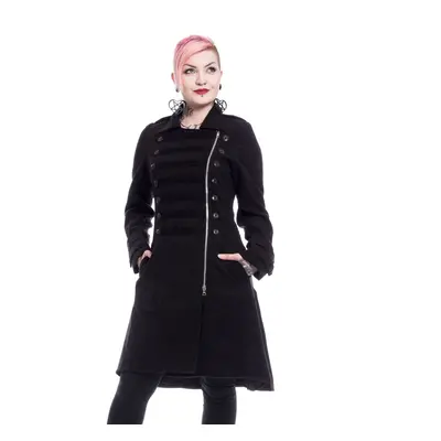 Women's Coat POIZEN INDUSTRIES - DARK ROMANCE - BLACK