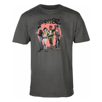 men's t-shirt Gorillaz - Group Circle Rise - ROCK OFF