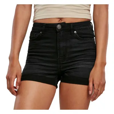 Women's shorts URBAN CLASSICS - real black washed