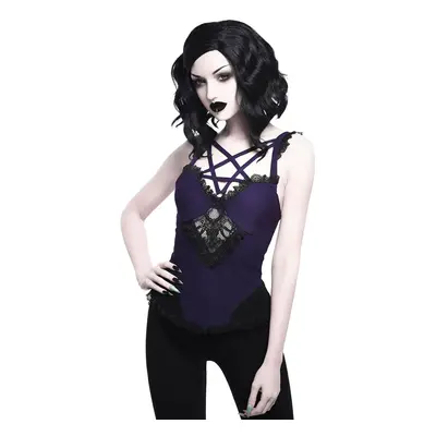 top women (top) KILLSTAR - Lydia Harness - PLUM