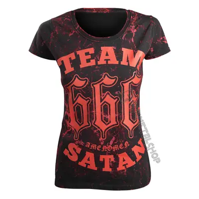 t-shirt hardcore women's - TEAM SATAN - AMENOMEN