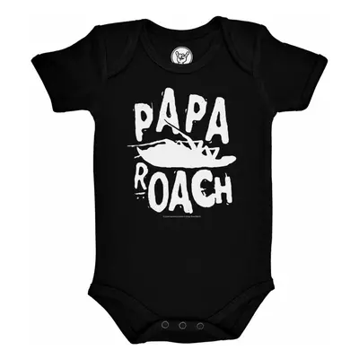 Children's romper Papa Roach - (Logo/Roach) - black - white - Metal-Kids