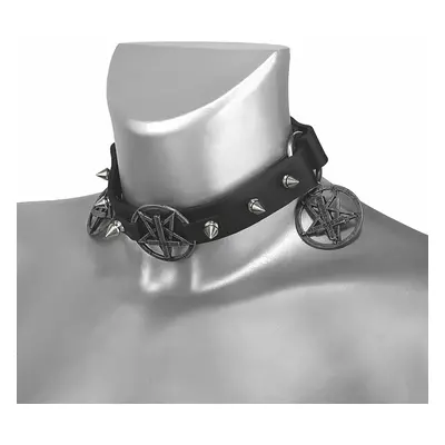 Collar Triple Pentagram Sacrifice Boot Strap