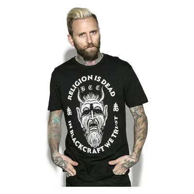 t-shirt men's - Religion is Dead - BLACK CRAFT