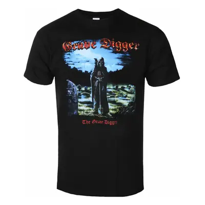 men's t-shirt GRAVE DIGGER - THE GRAVE DIGGER - BLACK - PLASTIC HEAD