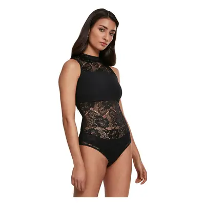 Women's bodysuit URBAN CLASSICS - Laces - black