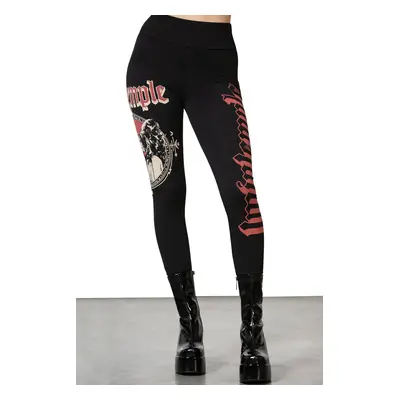 women's pants (leggings) KILLSTAR X TWIN TEMPLE - Wickedest - Black