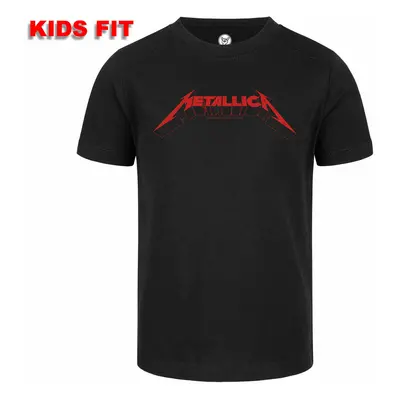 children's t-shirt Metallica - Logo - black - red - Metal-Kids