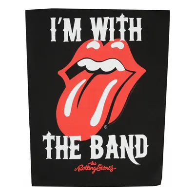 large applique THE ROLLING STONES - I'M WITH THE BAND - RAZAMATAZ