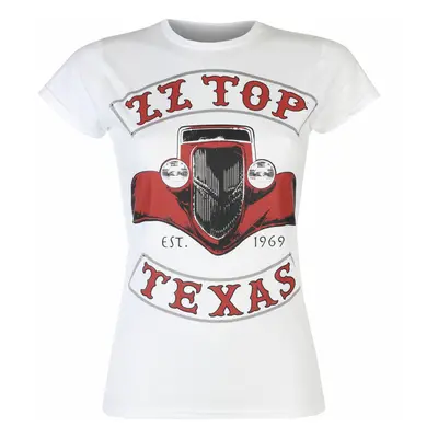 women's t-shirt ZZ-Top - Texas - White - HYBRIS