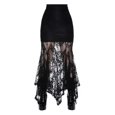 women's skirt KILLSTAR - Rosa Lace Maxi - Black