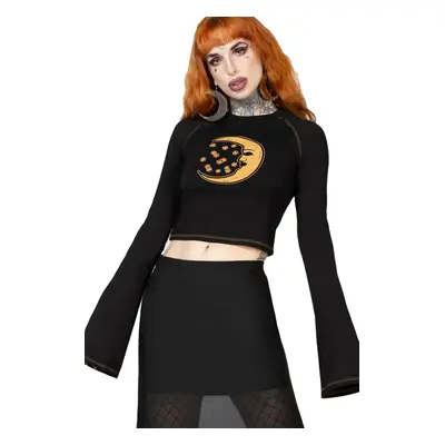 women's long sleeve t-shirt (top) KILLSTAR - Rising Night - Black